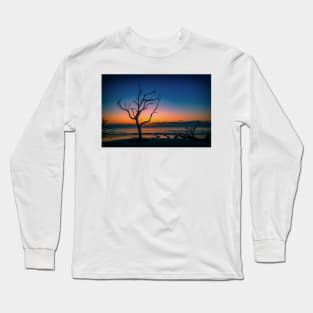 Driftwood Beach Jekyll Island Georgia Long Sleeve T-Shirt